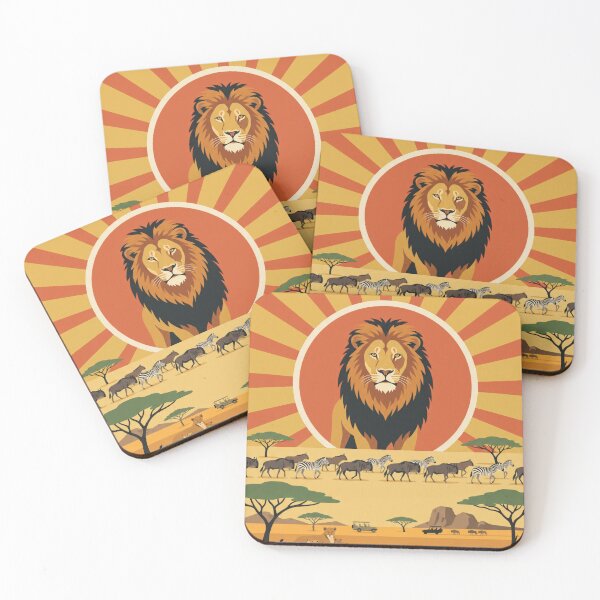 Item preview, Serengeti Great Migration - African Wildlife Flat Vector Graphic designed and sold by ZUMERI.