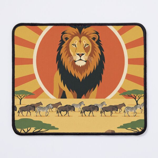 Item preview, Serengeti Great Migration - African Wildlife Flat Vector Graphic designed and sold by ZUMERI.