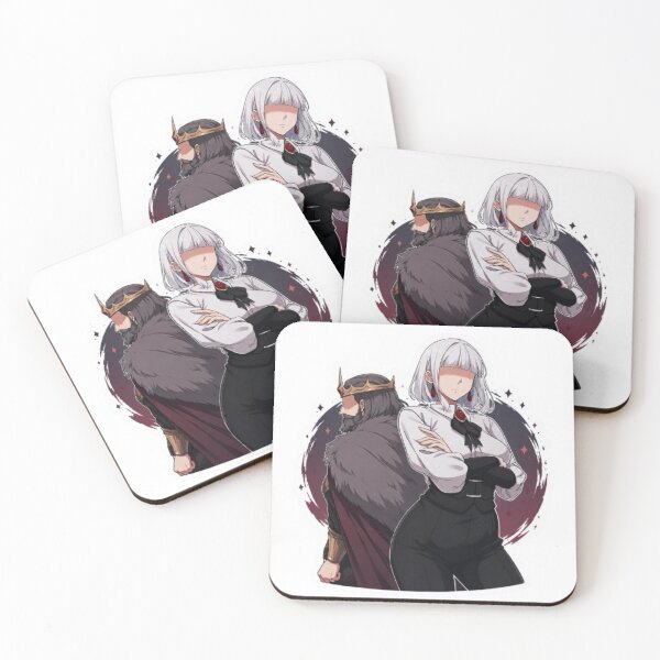 Item preview, Dark Fantasy Queen & King Sticker – Anime Royal Aesthetic designed and sold by MeowLoka ⭐⭐⭐⭐.