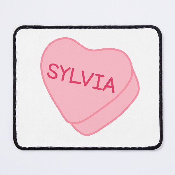 Item preview, Sylvia Name Pink Candy Heart Sweet Heart Cute designed and sold by SlimyFish.