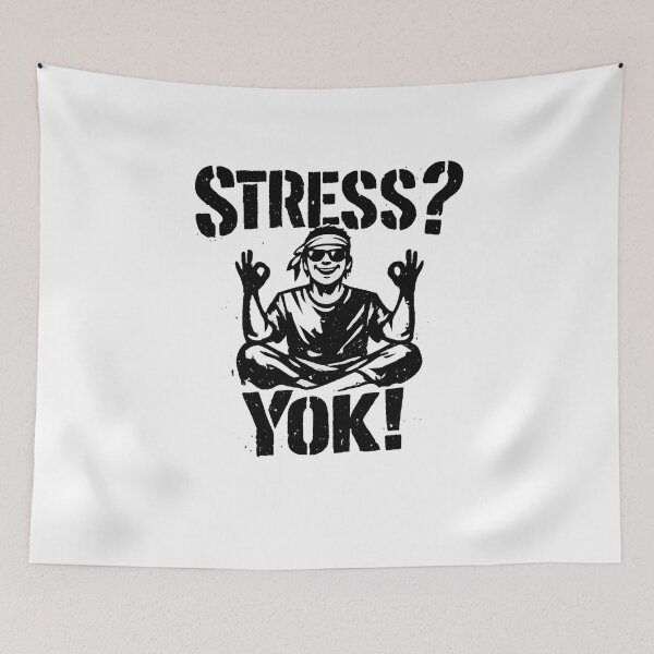 Item preview, Stress? Yok! | Turkish streetwear stencil design designed and sold by dt-streetwear.