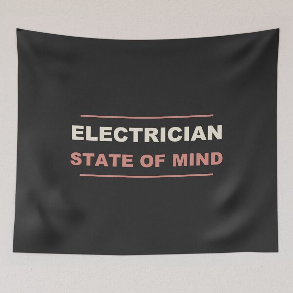 Item preview, Electrician State Of Mind - Electrician designed and sold by RetroThreadWorks.