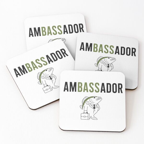 Item preview, Fish Ambassador Funny Animal Pun designed and sold by NicramR.