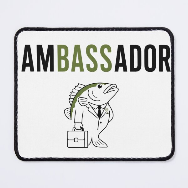 Item preview, Fish Ambassador Funny Animal Pun designed and sold by NicramR.