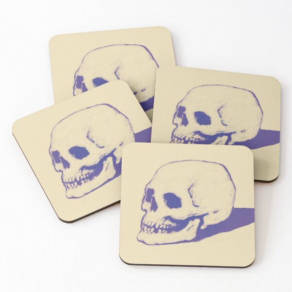 Item preview, Minimalist Skull Study in Violet Shadows designed and sold by MikZviagin.