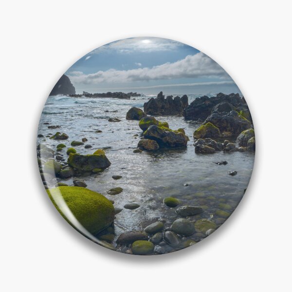 Item preview, Mossy pebble beach at Playa del Fraile designed and sold by Imagerisium.