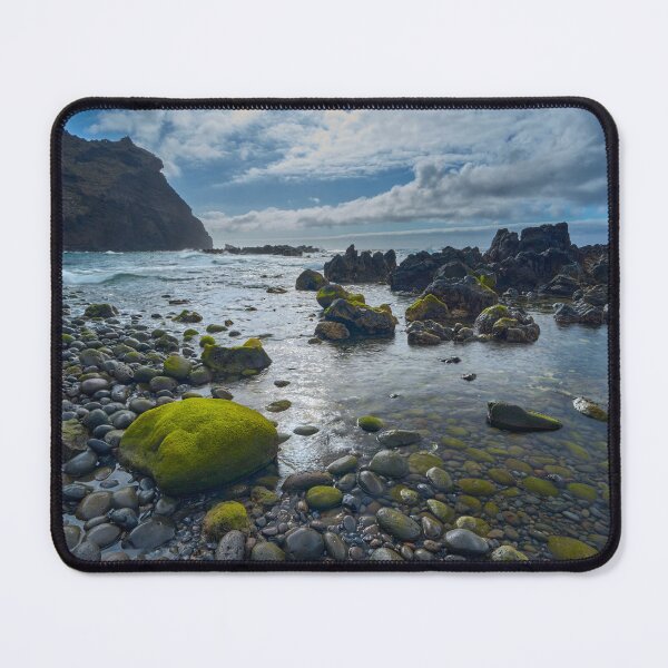 Item preview, Mossy pebble beach at Playa del Fraile designed and sold by Imagerisium.