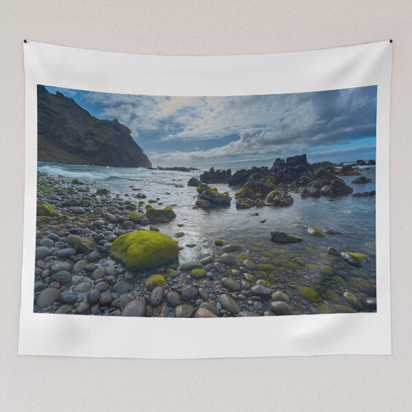 Item preview, Mossy pebble beach at Playa del Fraile designed and sold by Imagerisium.