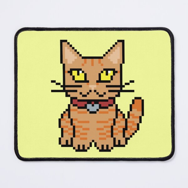 Item preview, Cute Art Pixel Orange Cat | Retro 8-Bit Pixel Art designed and sold by OpenTabsDesigns.