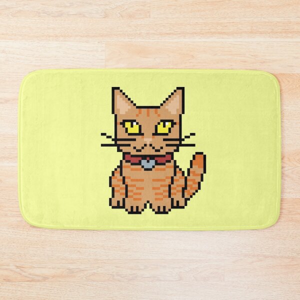 Item preview, Cute Art Pixel Orange Cat | Retro 8-Bit Pixel Art designed and sold by OpenTabsDesigns.