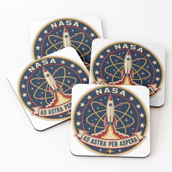 Item preview, Retro NASA Mission Patch Ad Astra Space designed and sold by DigitalDream Gallery.