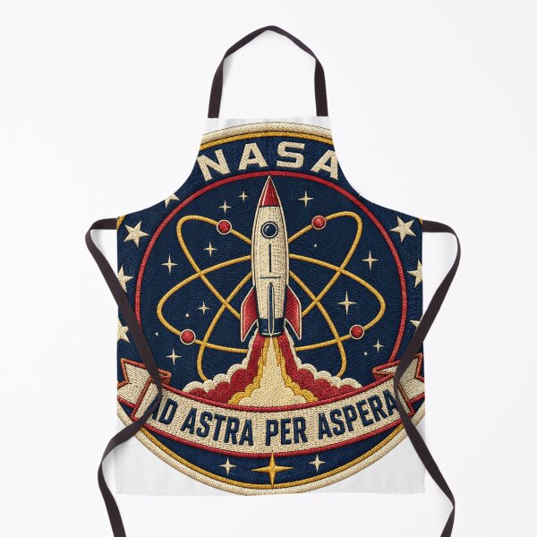 Item preview, Retro NASA Mission Patch Ad Astra Space designed and sold by DigitalDream Gallery.