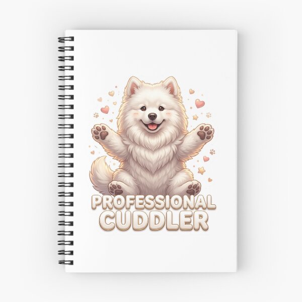 Item preview, Professional Cuddler Fluffy Samoyed Dog designed and sold by pradeepvisuals.