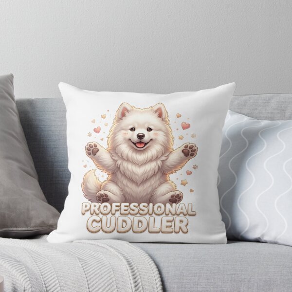 Item preview, Professional Cuddler Fluffy Samoyed Dog designed and sold by pradeepvisuals.