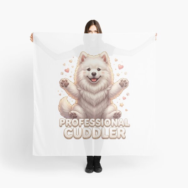 Item preview, Professional Cuddler Fluffy Samoyed Dog designed and sold by pradeepvisuals.