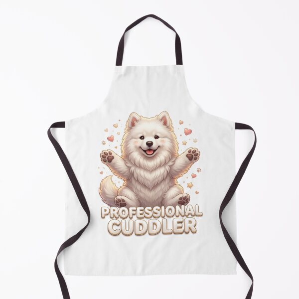 Item preview, Professional Cuddler Fluffy Samoyed Dog designed and sold by pradeepvisuals.