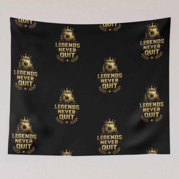 Item preview, Legends Never Quit Soccer Motivation designed and sold by LegendCourt.