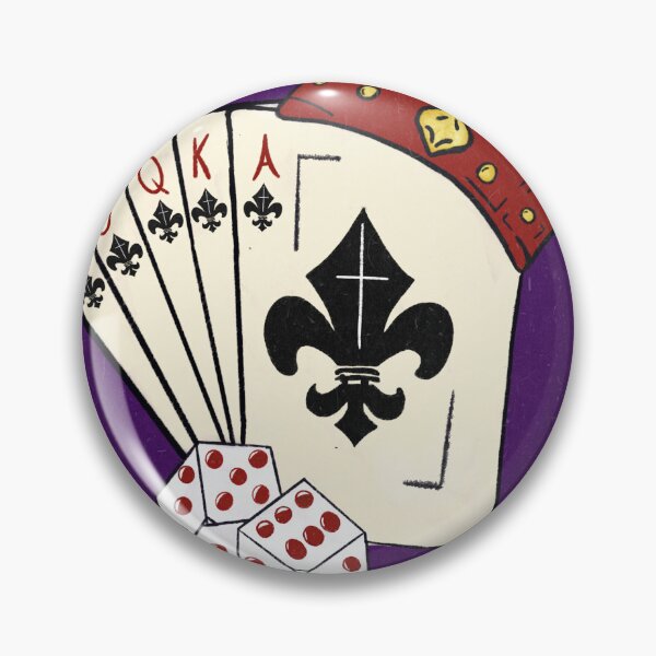 Item preview, Fleur de Lis Royal Flush designed and sold by stashandstitch.