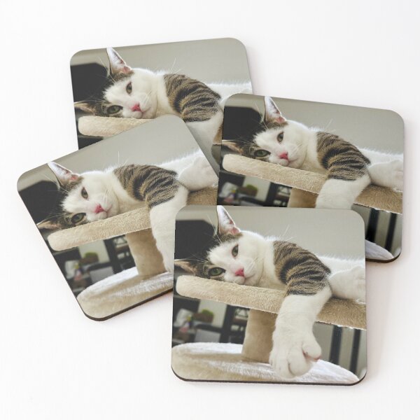 Item preview, Cat on Bed – Soft Indoor Light designed and sold by QuietBloomDHS.