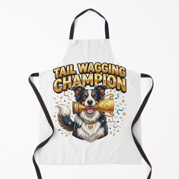 Item preview, Tail Wagging Champion Border Collie Art designed and sold by pradeepvisuals.