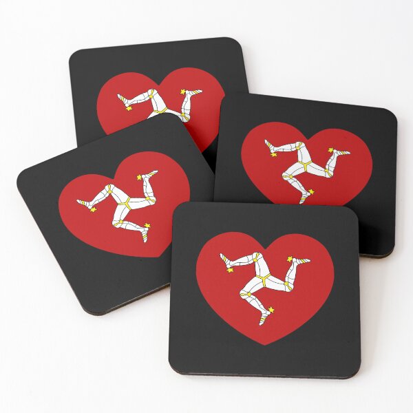 Item preview, Isle Of Man Flag Heart IM designed and sold by shitpostee.