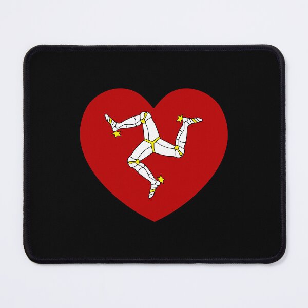 Item preview, Isle Of Man Flag Heart IM designed and sold by shitpostee.
