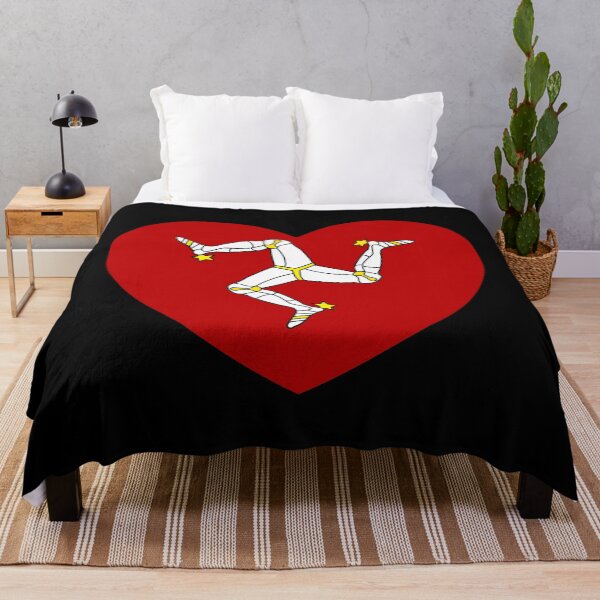 Item preview, Isle Of Man Flag Heart IM designed and sold by shitpostee.