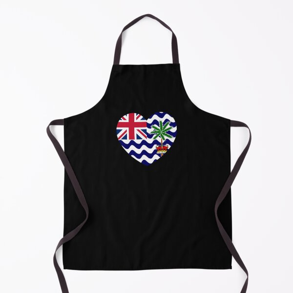 Item preview, British Indian Ocean Territory Flag Heart IO designed and sold by shitpostee.