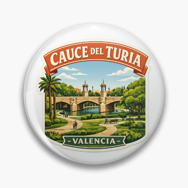 Item preview, Turia Riverbed Valencia designed and sold by ChicClicker.
