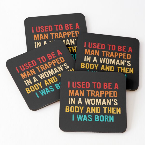 Item preview, Trapped In A Womans Body Then I Was Born - Funny Dad Joke designed and sold by Rahamkshop.