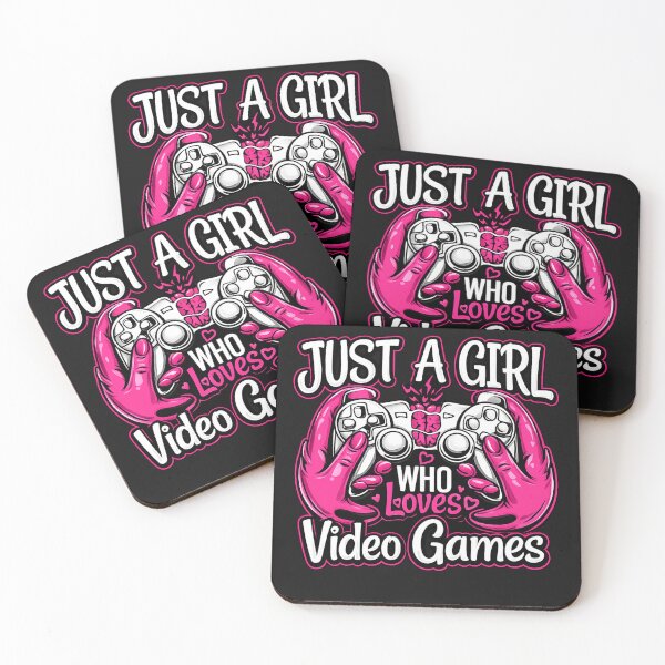 Item preview, Just A Girl Who Loves Video Games designed and sold by INKRebelGraphic.