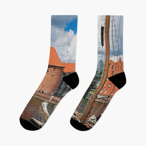 Item preview, Gdansk Waterfront and Crane Building Cityscape Poland designed and sold by Martyn R Arnold Fine Art Nature & Landscape Photography.