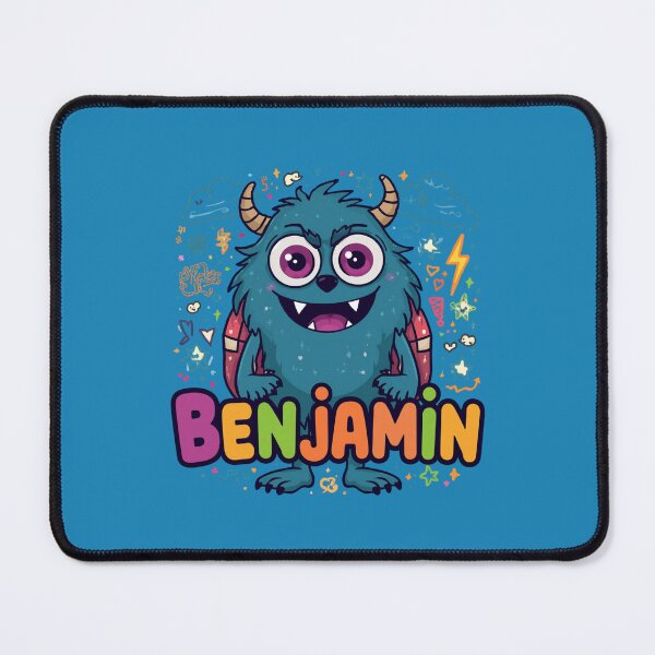Item preview, Benjamin Cute Monster Personalized Kids Back To School designed and sold by EchoPrint Co..