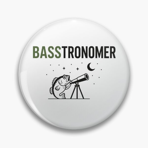 Item preview, Bass Astronomer Funny Fish Pun designed and sold by NicramR.