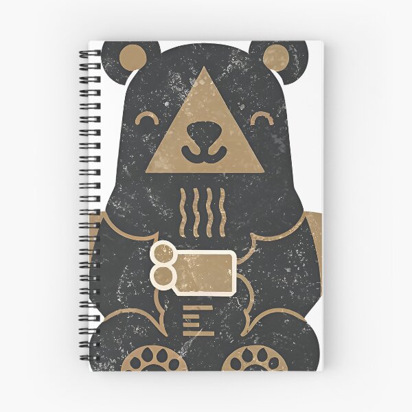 Item preview, Minimalist Caffeine Lover Cozy Modern Animal -Coffee Bear- designed and sold by Noorkin.