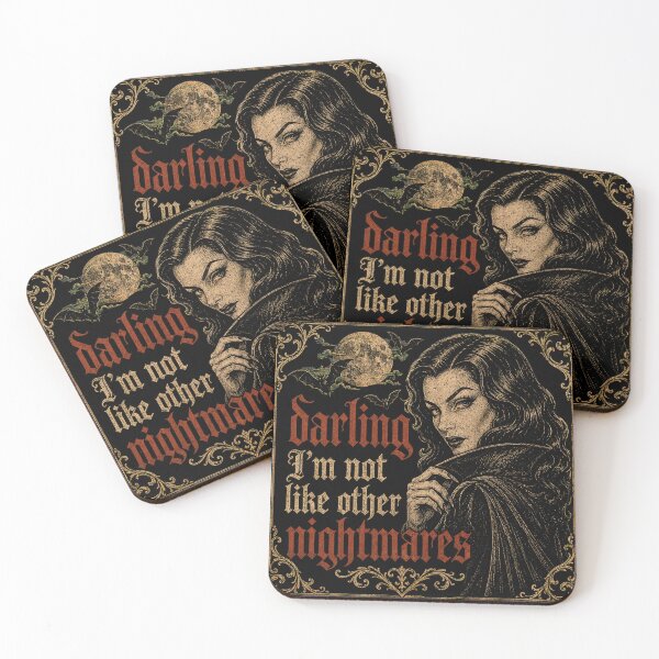 Item preview, Darling I’m Not Like Other Nightmares Gothic Vampire designed and sold by PopStaticPress.