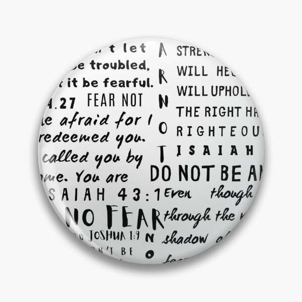 Item preview, Do Not Be Afraid - Bible Verses Mug Shirt Bag Sticker etc designed and sold by HisDesignCo.