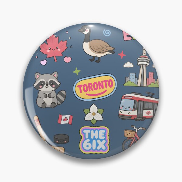 Item preview, Toronto Cute Pastel Seamless Pattern designed and sold by HowToCanadian.