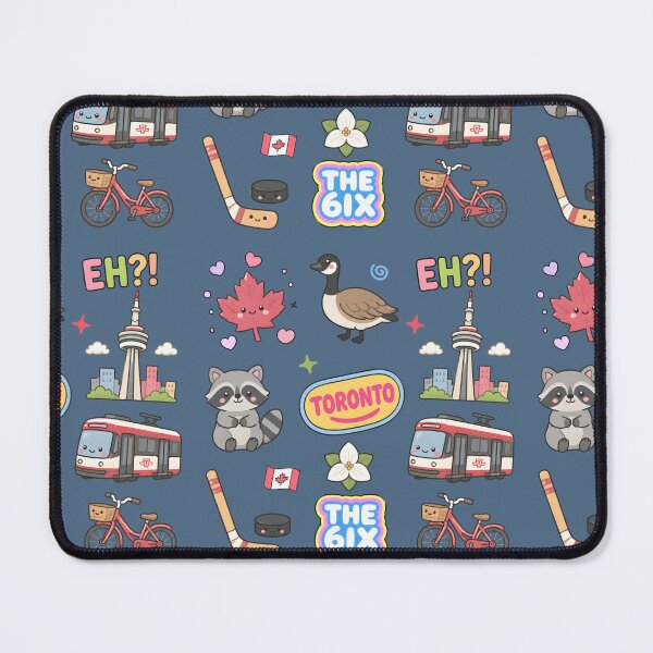 Item preview, Toronto Cute Pastel Seamless Pattern designed and sold by HowToCanadian.