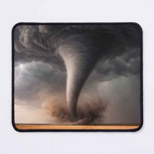 Item preview, Massive Tornado Over Golden Wheat Field designed and sold by Yomere.