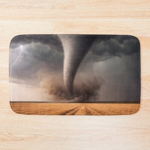 Item preview, Massive Tornado Over Golden Wheat Field designed and sold by Yomere.