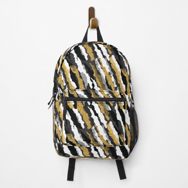 Item preview, Black White & Gold Zebra Pattern | Glam Animal Print Seamless Design designed and sold by Pickachoo.