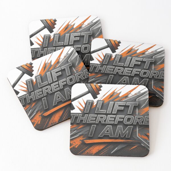 Item preview, Striking I LIFT THEREFORE I AM 3D Text Art designed and sold by dazzlemakers.
