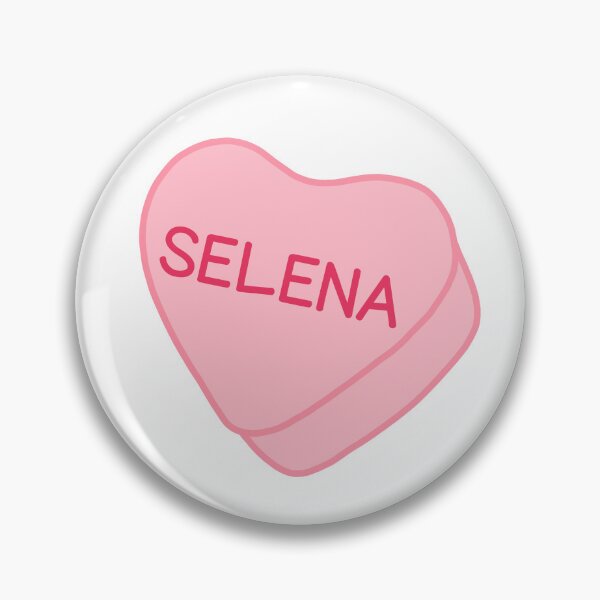 Item preview, Selena Name Pink Candy Heart Sweet Heart Cute designed and sold by SlimyFish.