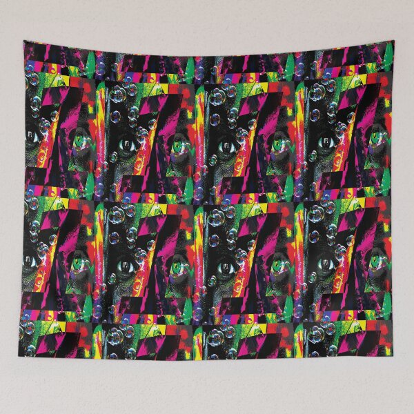 Item preview, Psychedelic Neon Number One Surreal Pop Art designed and sold by NornAxiom.