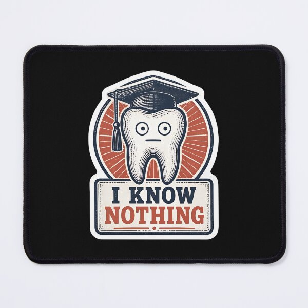 Item preview, Funny Wisdom Tooth Graduation Socratic Irony designed and sold by RareVisuals.