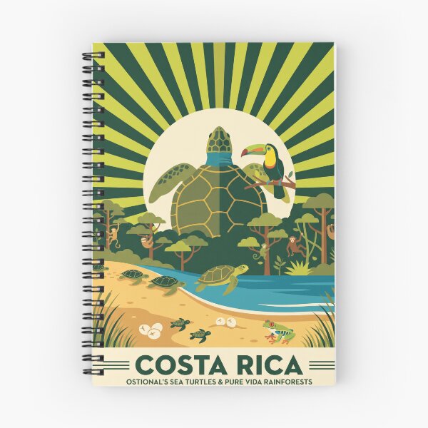 Item preview, Costa Rican Arribada - Tropical Wildlife Flat Vector Graphic designed and sold by ZUMERI.