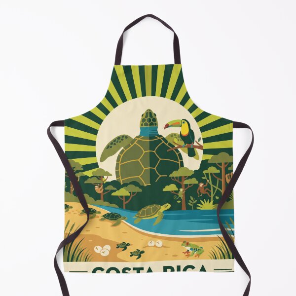 Item preview, Costa Rican Arribada - Tropical Wildlife Flat Vector Graphic designed and sold by ZUMERI.
