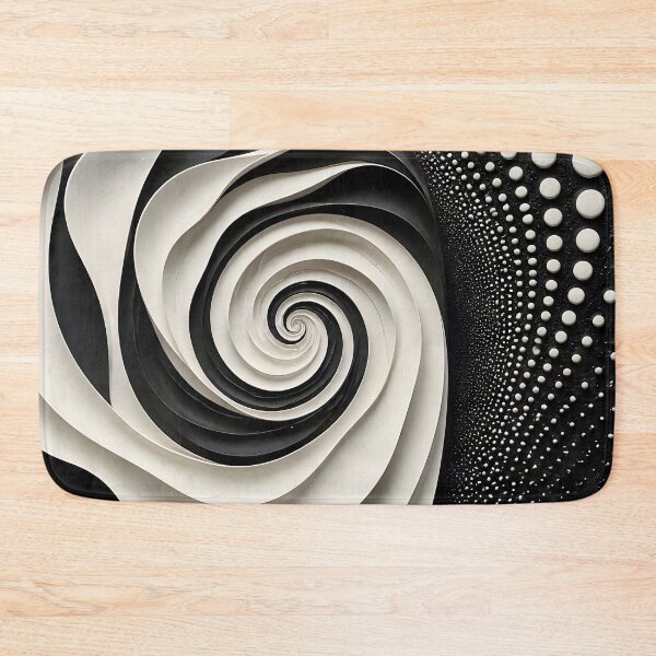 Item preview, Mesmerizing Spiral Design in Black and White  designed and sold by Vicky Brago-Mitchell®.