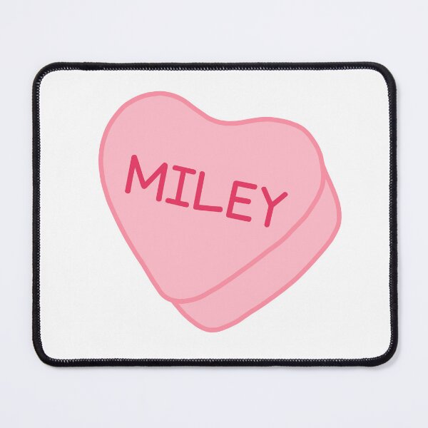 Item preview, Miley Name Pink Candy Heart Sweet Heart Cute designed and sold by SlimyFish.